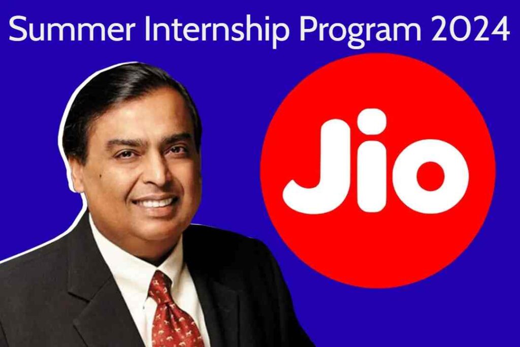 Reliance jio Internship 2024