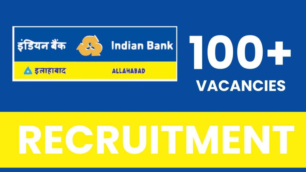 Indian Bank recruitment 2024