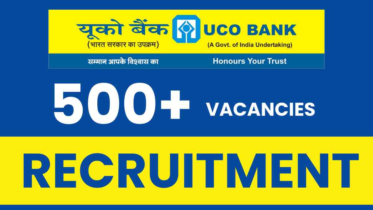 UCO Bank Recruitment 2024