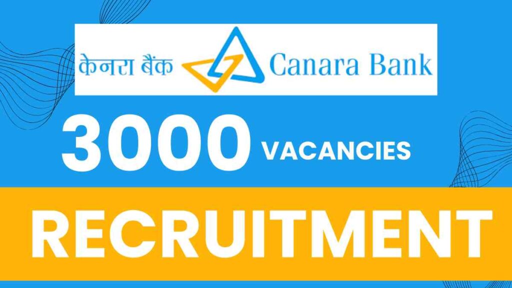 Canara Bank recruitment 2024